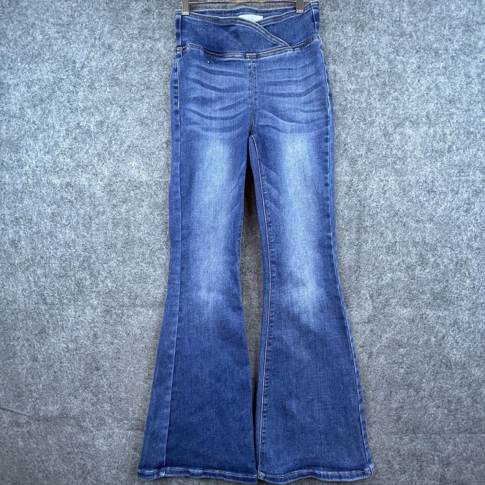 Risen Los Angeles Jeans Womens 1 / 25 Flare Pocketless Stretch Retro